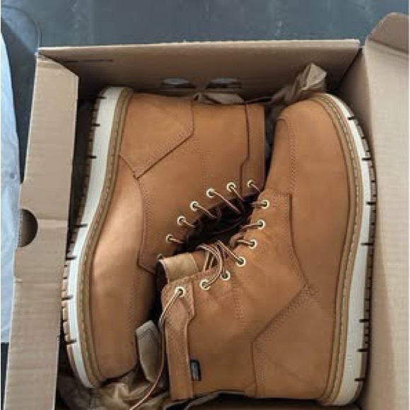 Keen Other - Keen Tan Boots with Lace-Up Design and Padded Collar